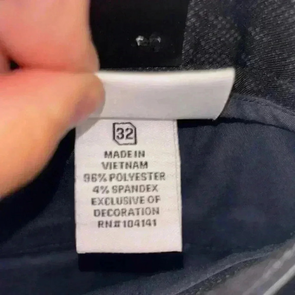 NWT Slazenger Hydro-Dri Black Tonal Print Golf Shorts Size 32 - Picture 9 of 11